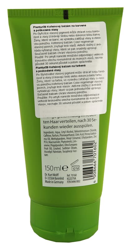 Plantur39 Caffeine Balm For Colored Hair 150ml