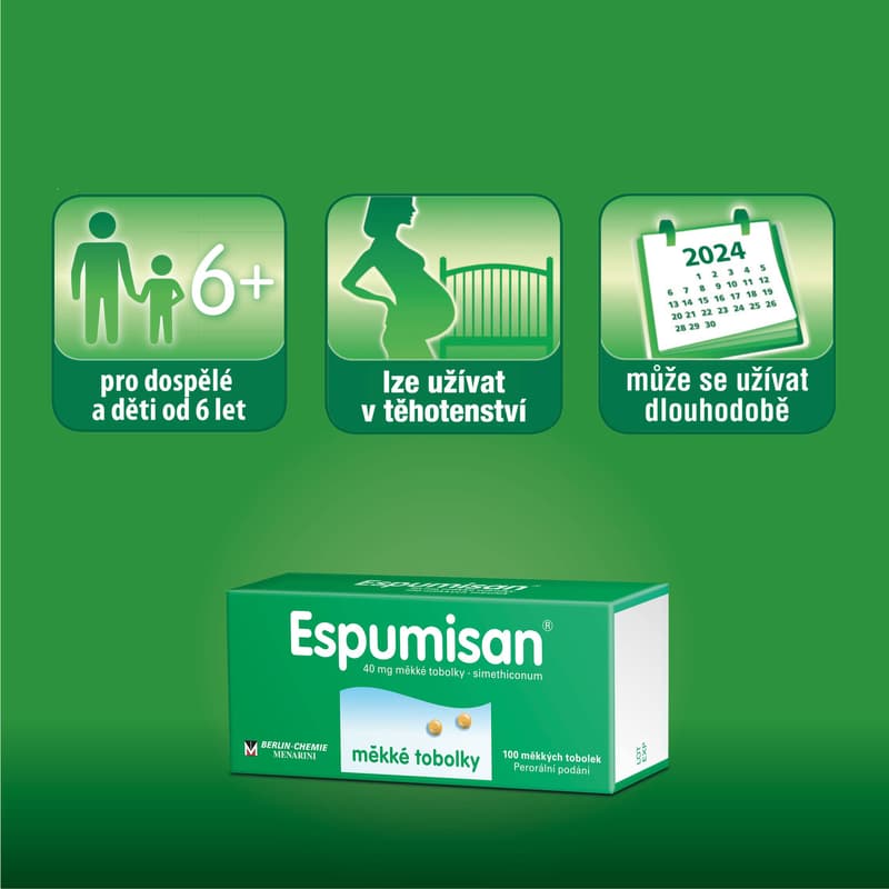 ESPUMISAN 40MG soft capsules 100