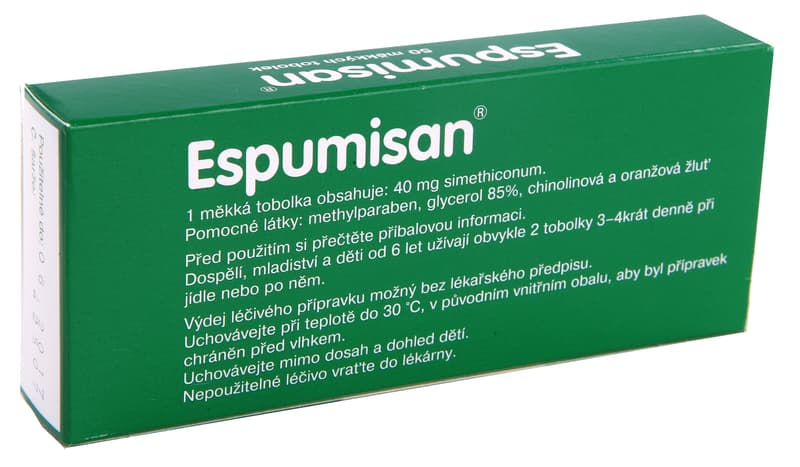 ESPUMISAN 40MG Měkká tobolka 50