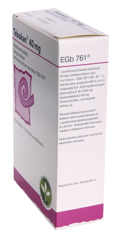 TEBOKAN 40MG Potahovaná tableta 100