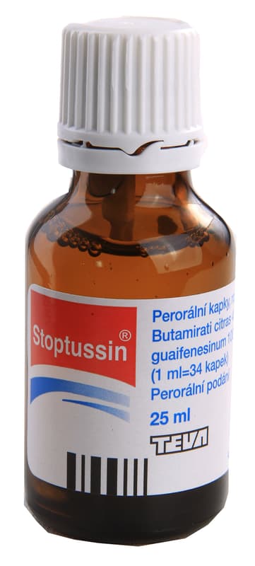 STOPTUSSIN 4MG / ML + 100MG / ML POR GTT SOL 1X25ML