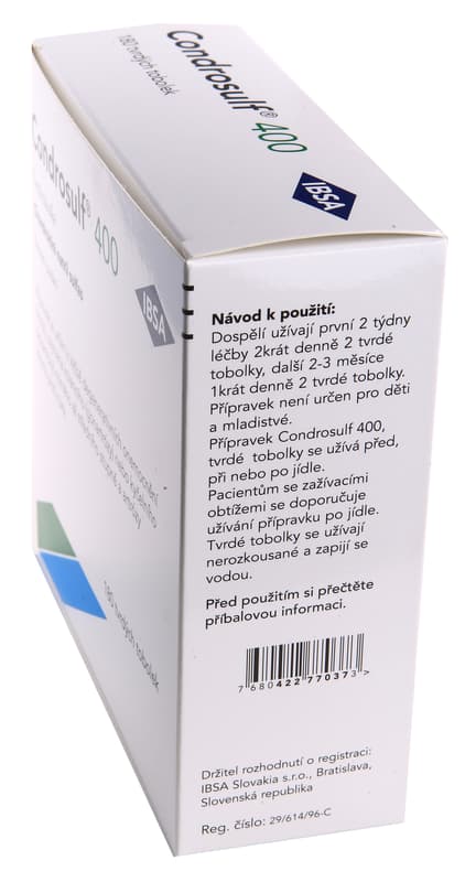 CONDROSULF 400MG Tvrdá tobolka 180(3X60)