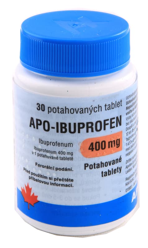 APO-IBUPROFEN 400MG potahované tablety 30