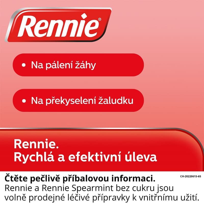 RENNIE 680MG/80MG žvýkací tableta 24