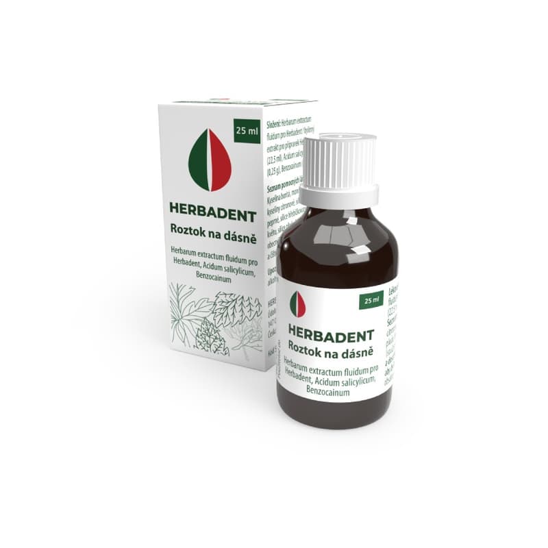 HERBADENT GNG SOL 1X25ML