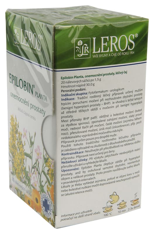 EPILOBIN PLANTA léčivý čaj 20
