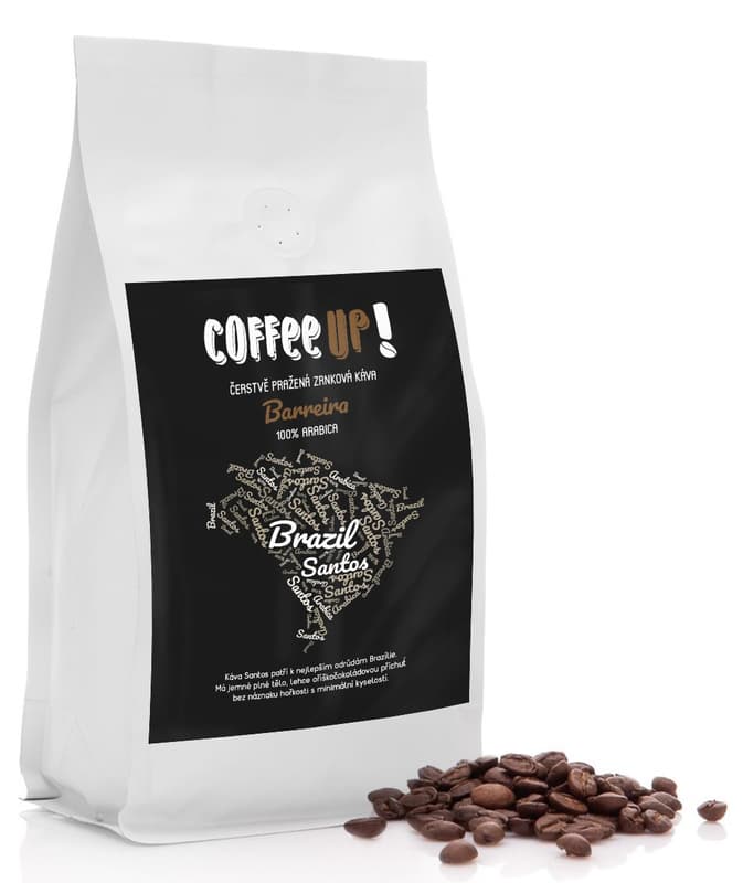 Coffee UP! Brazil Santos zrnková káva