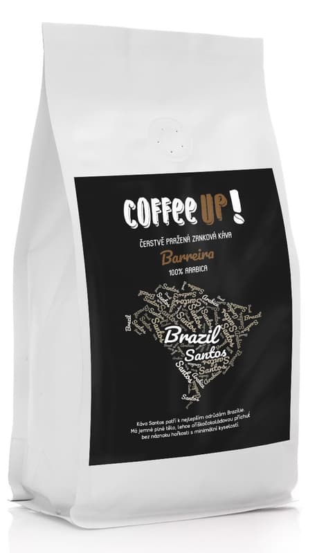 Coffee UP! Brazil Santos zrnková káva