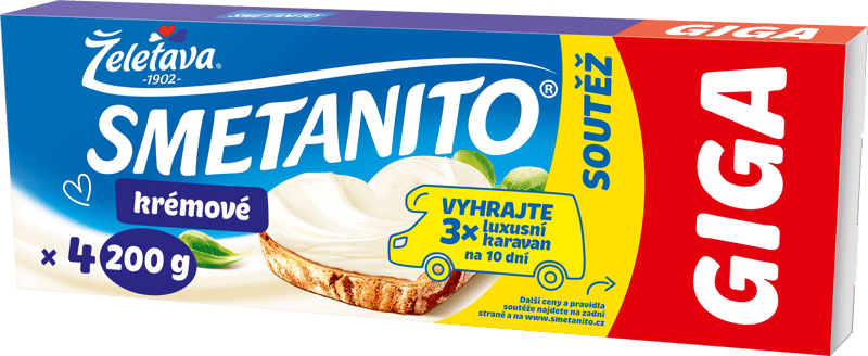 Smetanito Smetanové giga tavený sýr