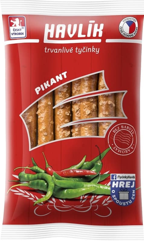 Durable bread sticks with cheese and salt - Spicy