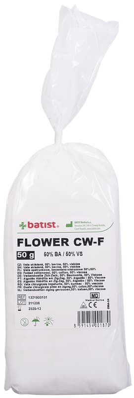 FLOWER CW-F vata skládaná 50g