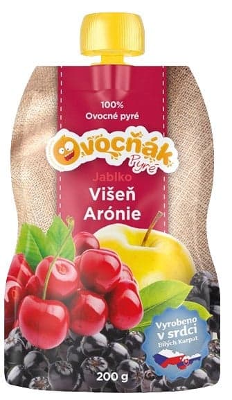 Ovocňák puree apple, cherry & aronia