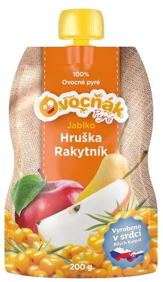 Ovocňák Kapsička jablko, hruška a rakytník