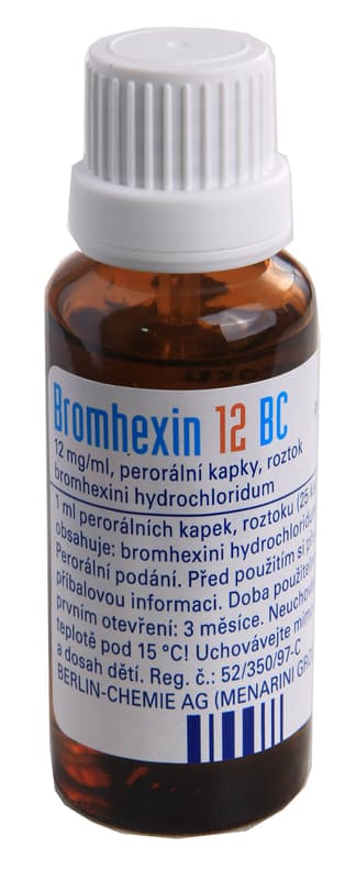 BROMHEXIN BERLIN-CHEMIE 20MG / ML POR GTT SOL 30ML