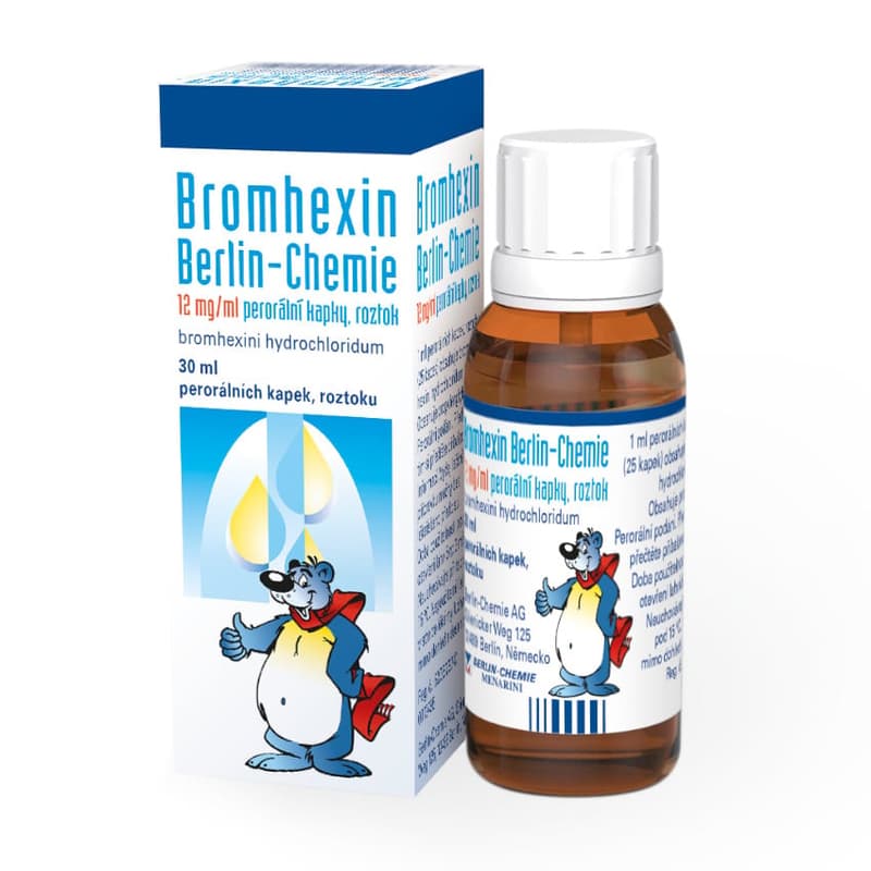 BROMHEXIN BERLIN-CHEMIE 20MG / ML POR GTT SOL 30ML