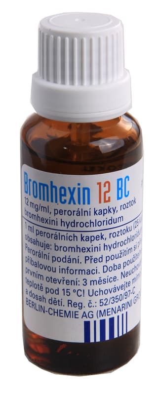 BROMHEXIN BERLIN-CHEMIE 12MG/ML Perorální kapky, roztok 30ML