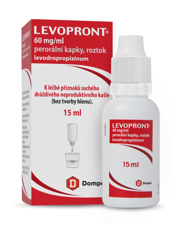 LEVOPRONT 60MG/ML Perorální kapky, roztok 1X15ML