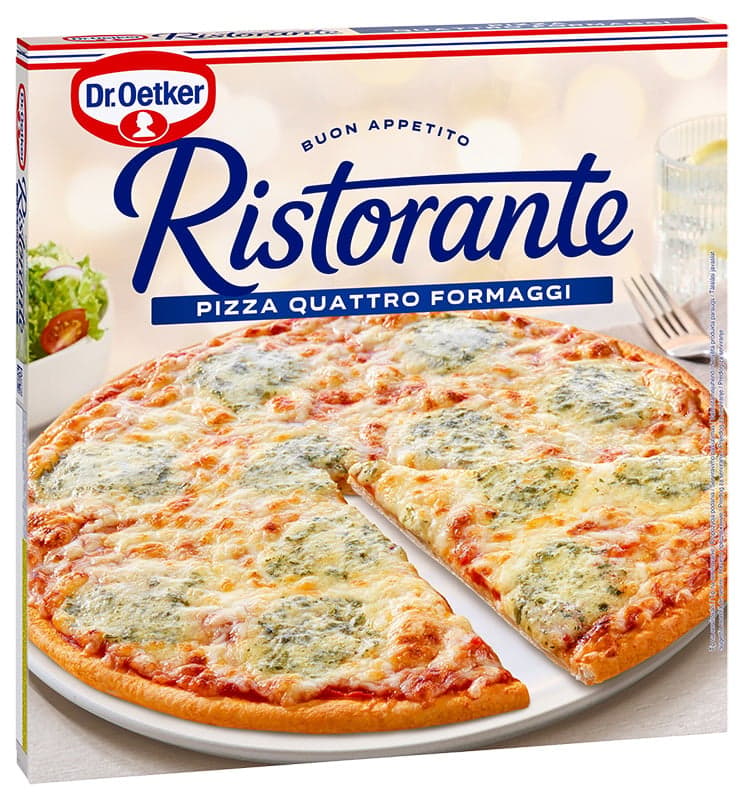 Dr. Oetker Ristorante Quattro Formaggi pizza frozen