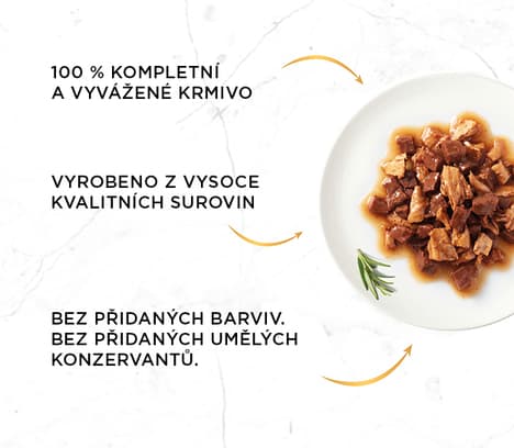Gourmet Gold konzerva pro kočky hovězí, kuře