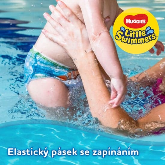 Huggies® Little swimmers Plenkové plavací kalhotky 12–18 kg (velikost 5–6)