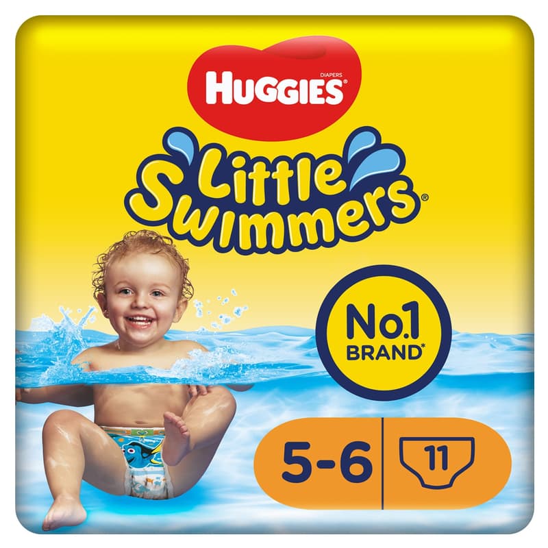 Huggies® Little swimmers Plenkové plavací kalhotky 12–18 kg (velikost 5–6)