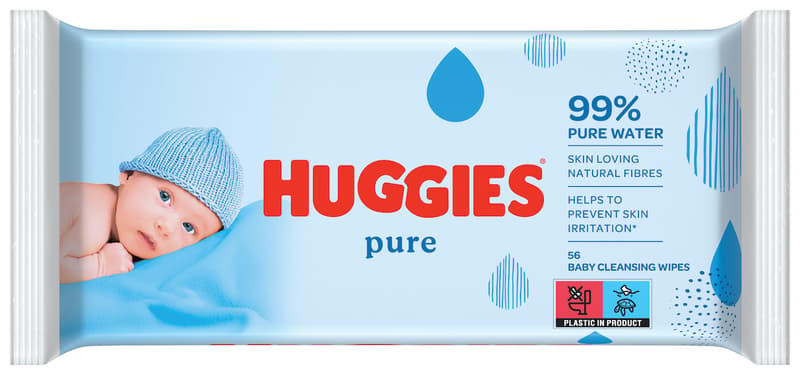 Huggies Pure single baby wet wipes