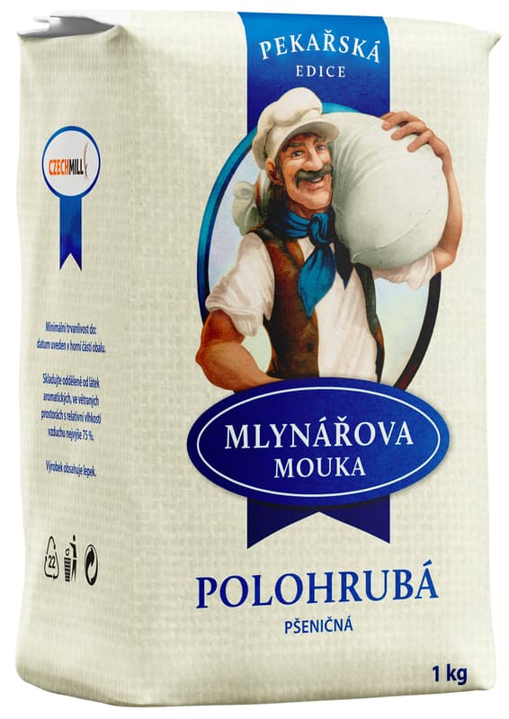 Mlynářova mouka medium ground wheat