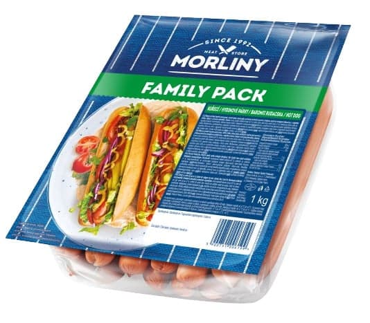 Morliny Chicken peeling sausages - family pack
