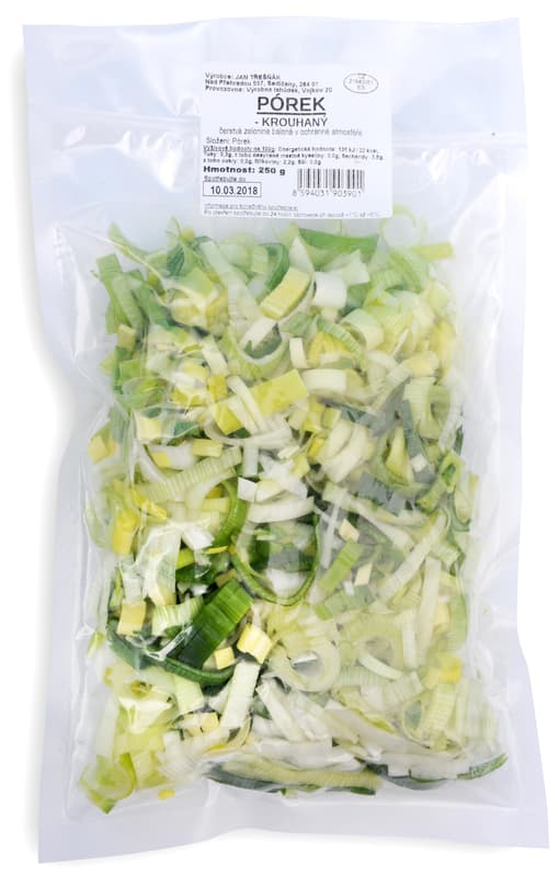 Leek shredded