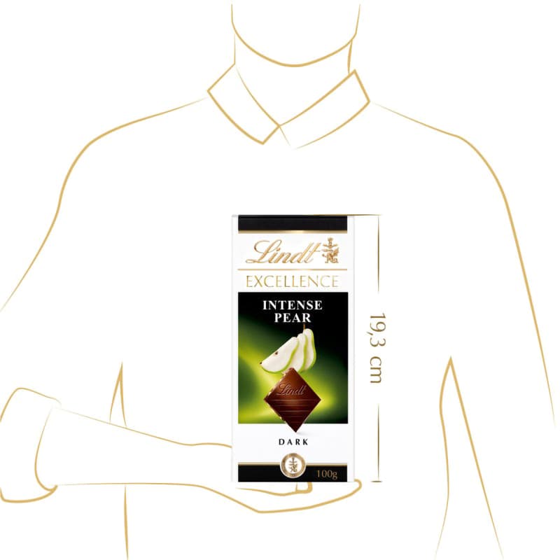 Lindt Chocolate EXCELLENCE Poire Intense bitter with pear filling