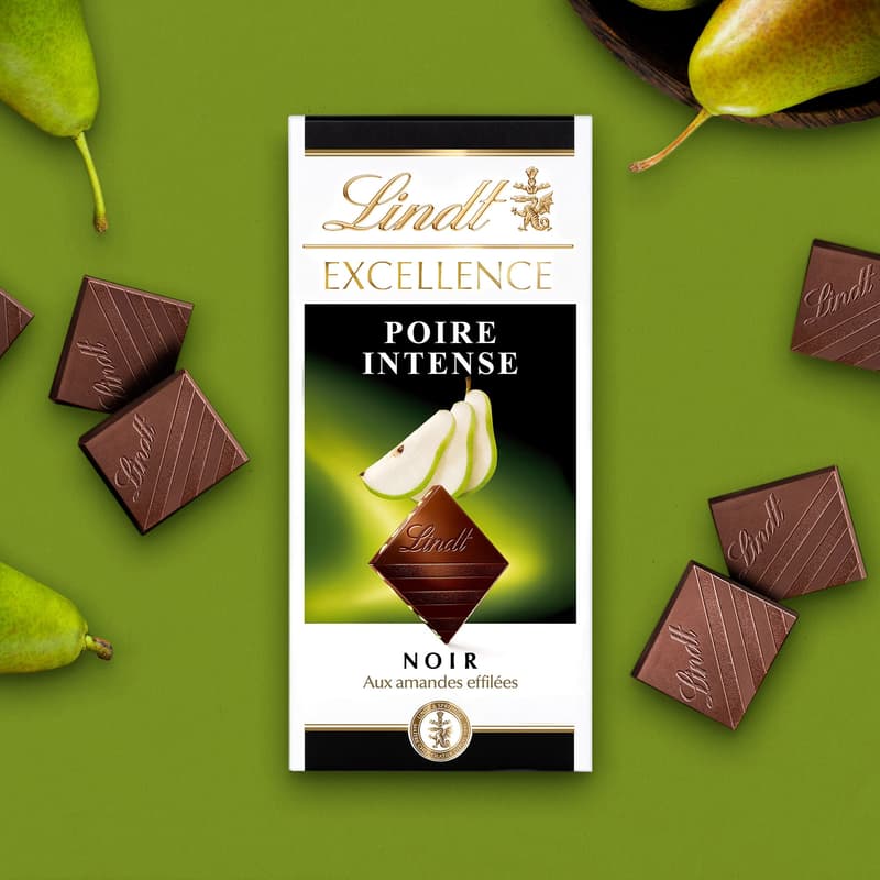 Lindt Chocolate EXCELLENCE Poire Intense bitter with pear filling