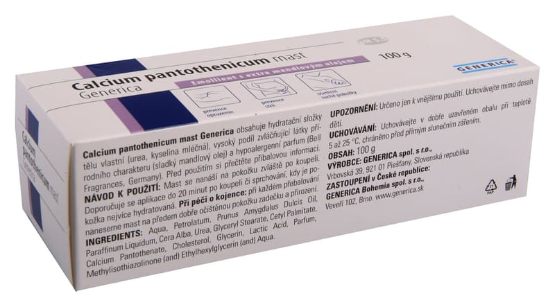 Calcium pantothenicum mast Generica 100g