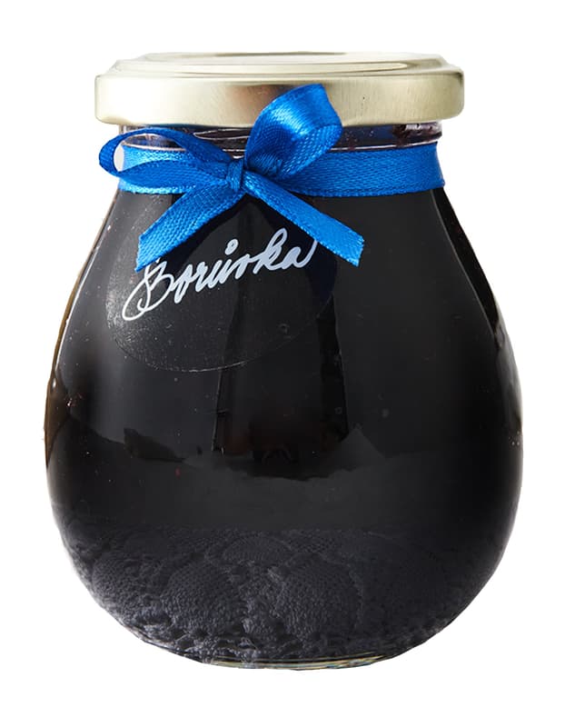 Marmelády s příběhem Blueberry jam extra special selection