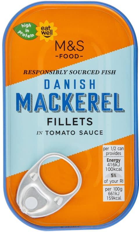 Marks & Spencer Fillets of mackerel in tomato sauce