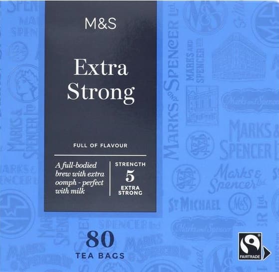 Marks & Spencer Packed extra strong tea
