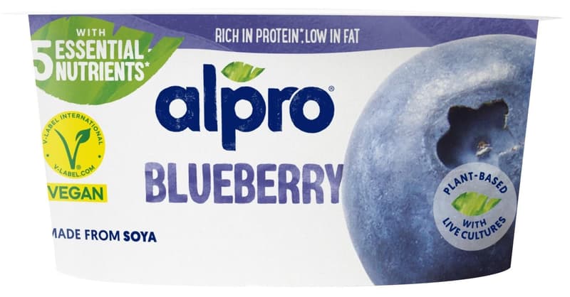 Alpro Sójový dezert borůvka