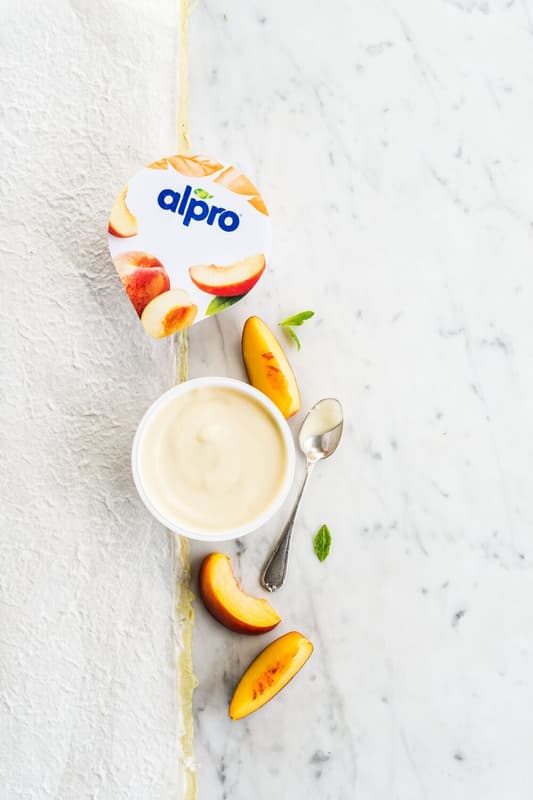 Alpro Sójový dezert broskev