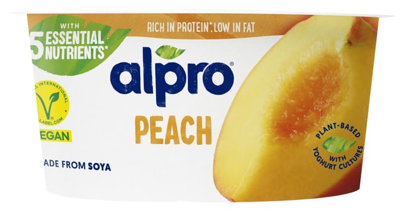 Alpro Sójový dezert broskev
