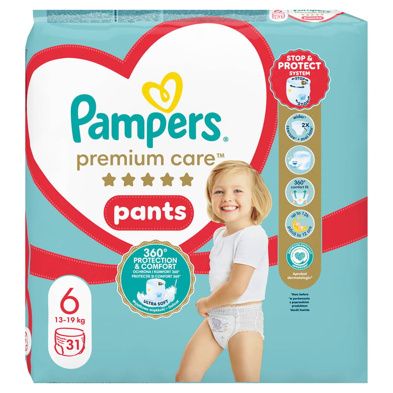 Pampers Premium care diaper pants 6 (15+ kg)
