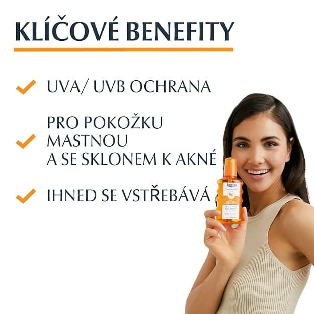 Eucerin SUN transparen.sprej Dry Touch SPF50 200ml