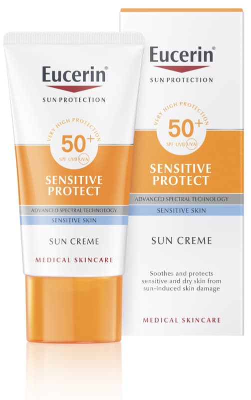 EUCERIN SUN opalovací krém na obličej SPF50+50ml