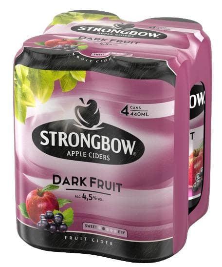 Strongbow Dark Fruit cider 4×0,44 l tin