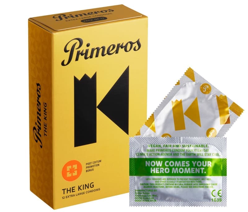 Primeros The King extra large condoms