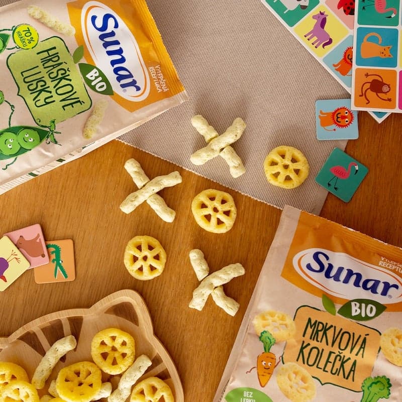 Sunar BIO Dětské křupky mrkvová kolečka