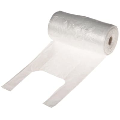Vipor microtene bags with roll handles, load capacity up to 3kg, 250pcs