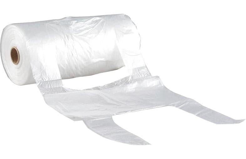 Vipor microtene bags with roll handles, load capacity up to 3kg, 250pcs
