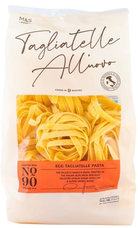 Marks & Spencer Tagliatelle vaječné těstoviny