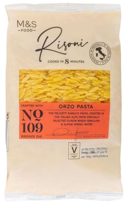 Marks & Spencer Orzo Pasta