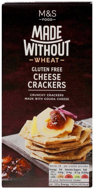 Marks & Spencer Krekry se sýrem gouda bezlepkové