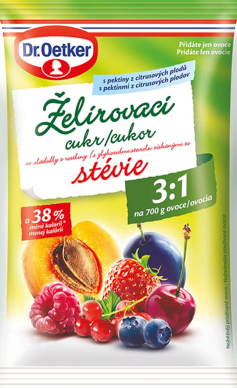Dr. Oetker Jelly sugar with stevia 3: 1